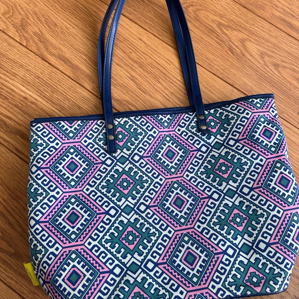 Amy Butler Handbag Purse Shoulder Bag Blue Camel Blanket Sweet Bliss Kalencom